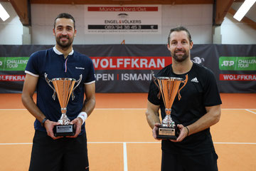 David Pel (l) / Andre Begemann - Sieger Doppel Wolffkran Open 2020 - (c) Jürgen Hasenkopf